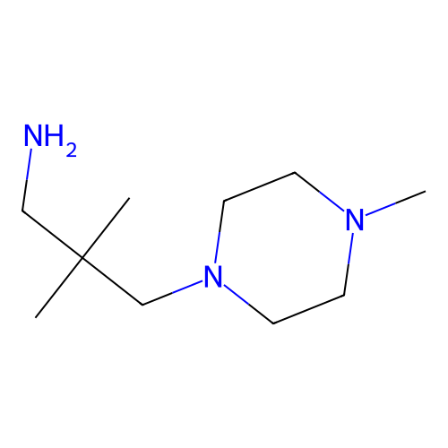 2,2-Dimethyl-3-(4-methylpiperazin-1-yl)propan-1-amine structure