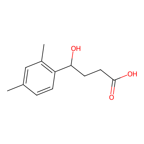 4-(2,4-Dimethylphenyl)-4-hydroxybutanoic acid structure