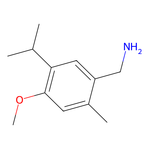 5-Isopropyl-4-methoxy-2-methyl-benzylamine structure