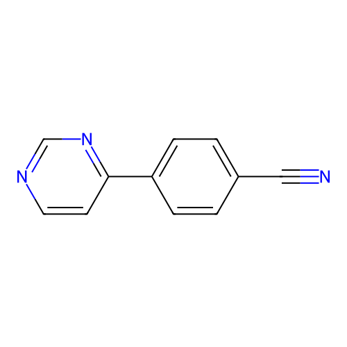 4-(Pyrimidin-4-yl)benzonitrile structure