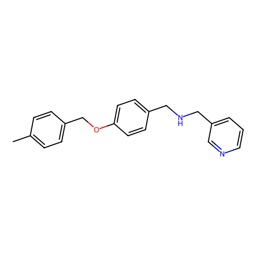 [4-(4-Methyl-benzyloxy)-benzyl]-pyridin-3-ylmethyl-amine structure