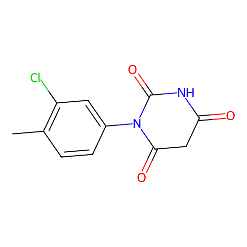 1-(3-Chloro-4-methylphenyl)pyrimidine-2,4,6(1H,3H,5H)-trione structure