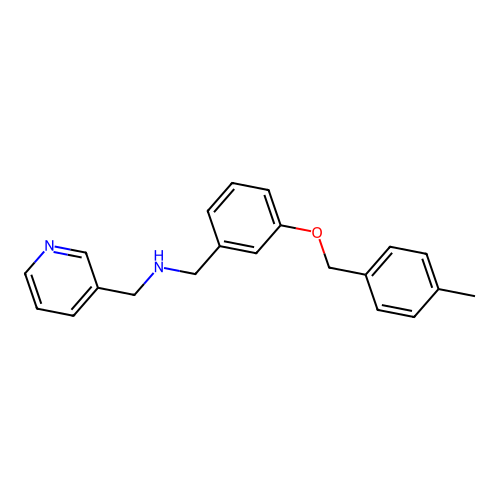 [3-(4-Methyl-benzyloxy)-benzyl]-pyridin-3-ylmethyl-amine structure
