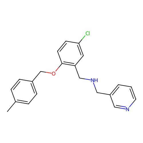 [5-Chloro-2-(4-methyl-benzyloxy)-benzyl]-pyridin-3-ylmethyl-amine structure