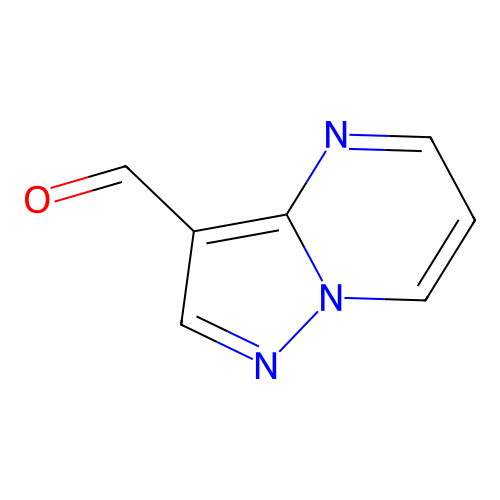 Pyrazolo(1,5-a)pyrimidine-3-carbaldehyde structure