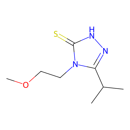 5-Isopropyl-4-(2-methoxyethyl)-4h-1,2,4-triazole-3-thiol structure