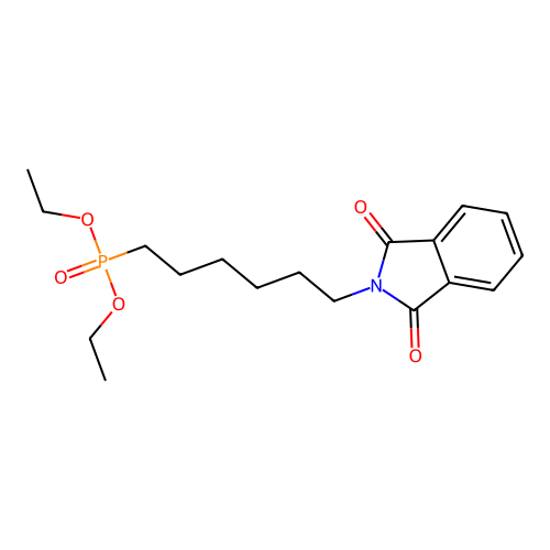 2-(6-Diethoxyphosphorylhexyl)isoindole-1,3-dione structure