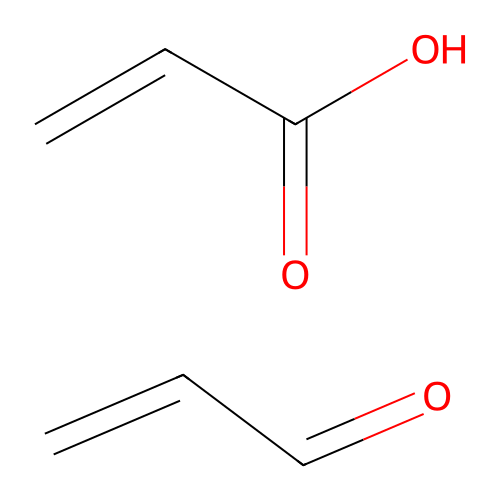 Prop-2-enoic acid--prop-2-enal (1/1) structure