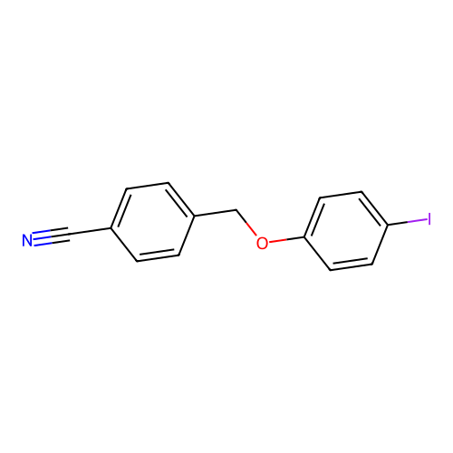 4-((4-Iodophenoxy)methyl)benzonitrile structure
