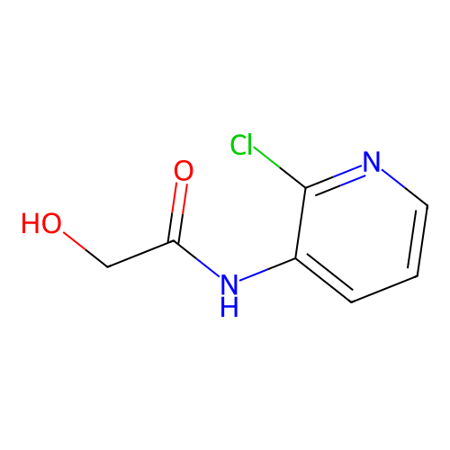 N-(2-Chloropyridin-3-YL)-2-hydroxyacetamide structure