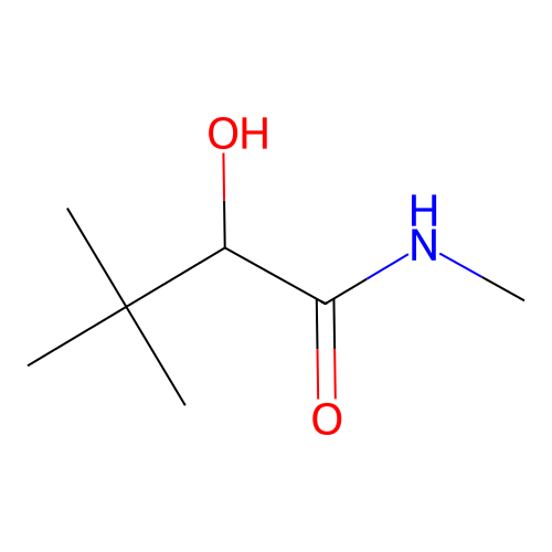 2-Hydroxy-N,3,3-trimethylbutanamide structure