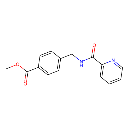 Methyl 4-{[(pyridin-2-yl)formamido]methyl}benzoate structure