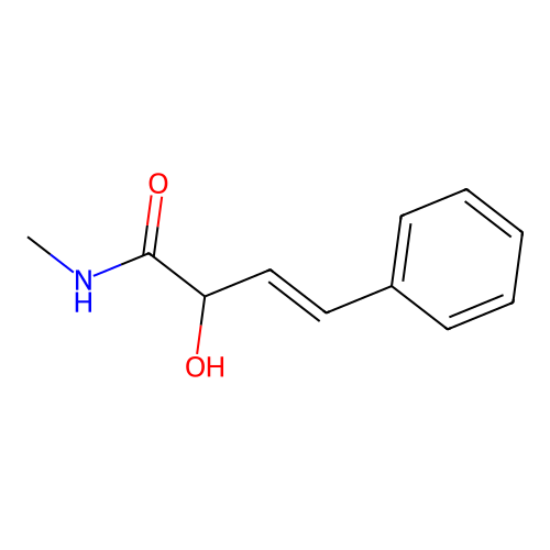 3-Butenamide, 2-hydroxy-N-methyl-4-phenyl- structure