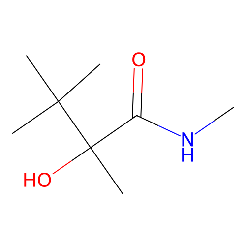 2-Hydroxy-N,2,3,3-tetramethylbutanamide structure