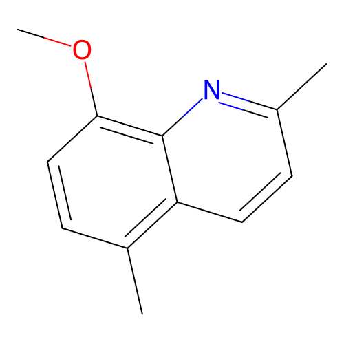 8-Methoxy-2,5-dimethylquinoline structure