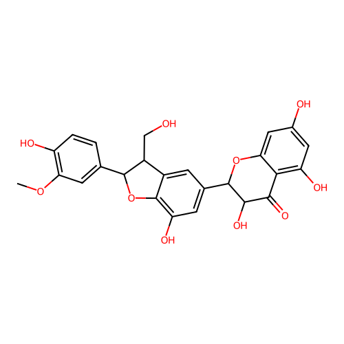 Silicristin structure