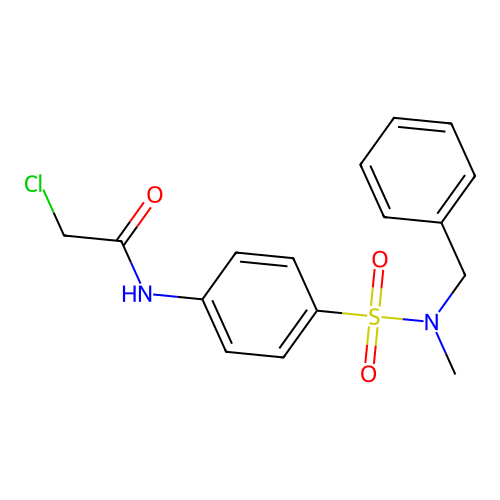 N-{4-[benzyl(methyl)sulfamoyl]phenyl}-2-chloroacetamide structure