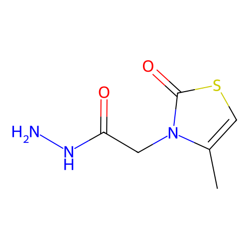 2-(4-Methyl-2-oxo-2,3-dihydro-1,3-thiazol-3-yl)acetohydrazide structure