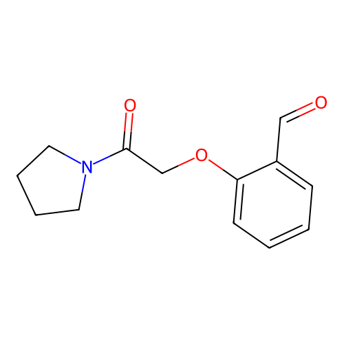 2-(2-Oxo-2-pyrrolidin-1-ylethoxy)benzaldehyde structure