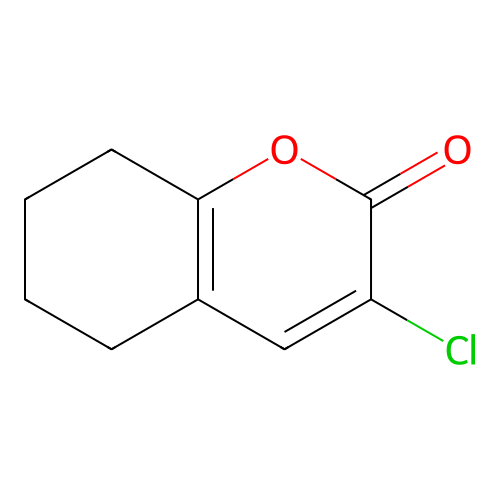 3-Chloro-5,6,7,8-tetrahydrochromen-2-one structure