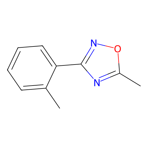 5-Methyl-3-(2-methylphenyl)-1,2,4-oxadiazole structure