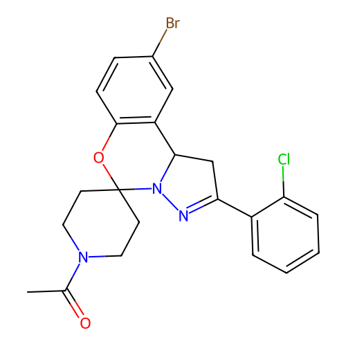 C22H21BrClN3O2 structure