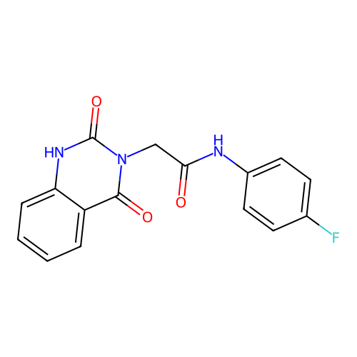 N-(4-fluorophenyl)-2-(2-hydroxy-4-oxoquinazolin-3(4H)-yl)acetamide structure