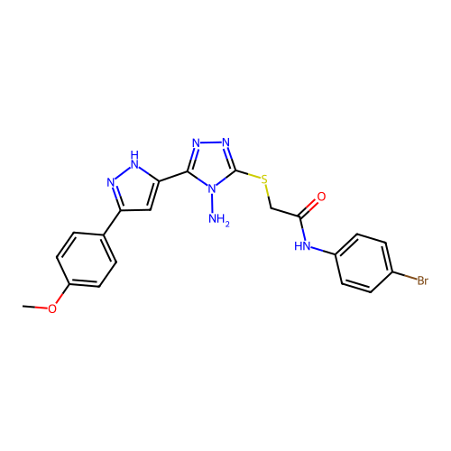 C20H18BrN7O2S structure