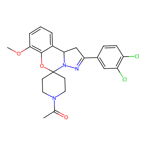 C23H23Cl2N3O3 structure