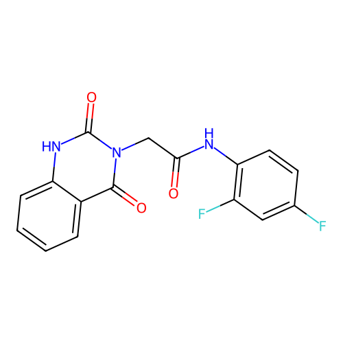 N-(2,4-difluorophenyl)-2-(2-hydroxy-4-oxoquinazolin-3(4H)-yl)acetamide structure