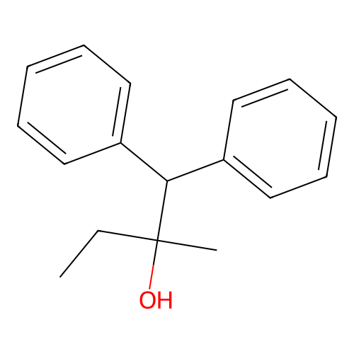 2-Methyl-1,1-diphenyl-butan-2-ol structure