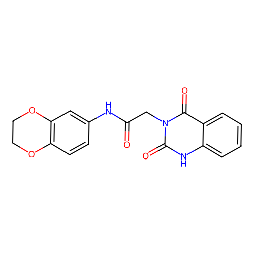 N-(2,3-dihydrobenzo[b][1,4]dioxin-6-yl)-2-(2,4-dioxo-1,2-dihydroquinazolin-3(4H)-yl)acetamide structure