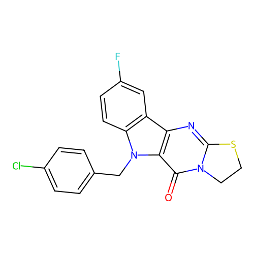 C19H13ClFN3OS structure