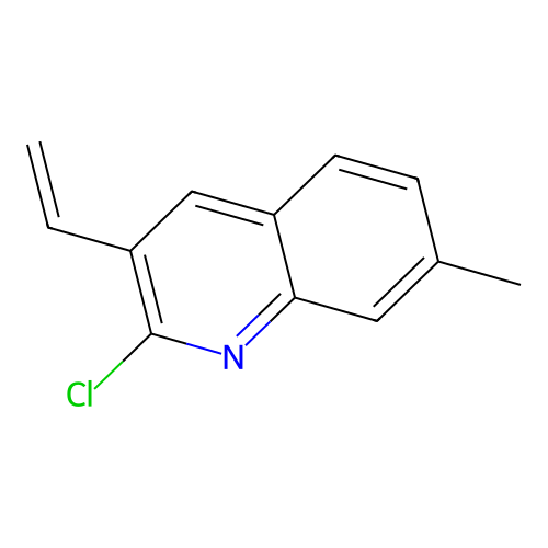 2-Chloro-7-methyl-3-vinylquinoline structure