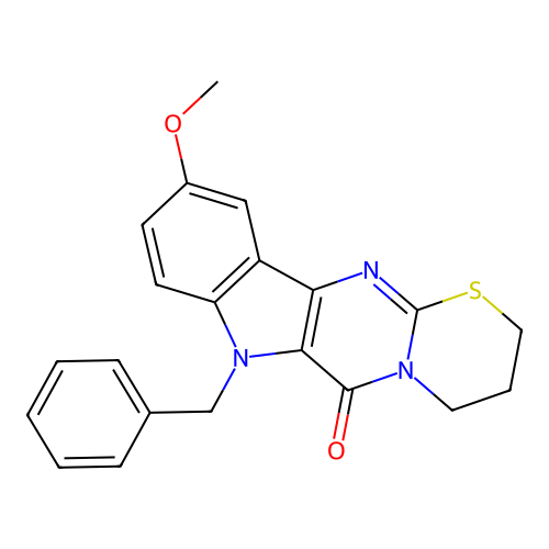 C21H19N3O2S structure