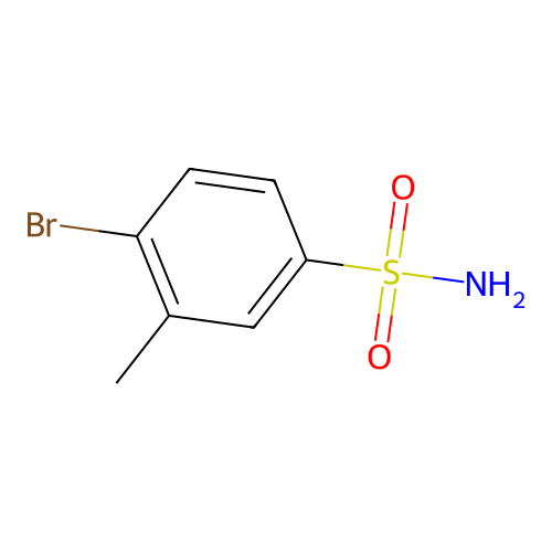 4-Bromo-3-methylbenzenesulfonamide structure