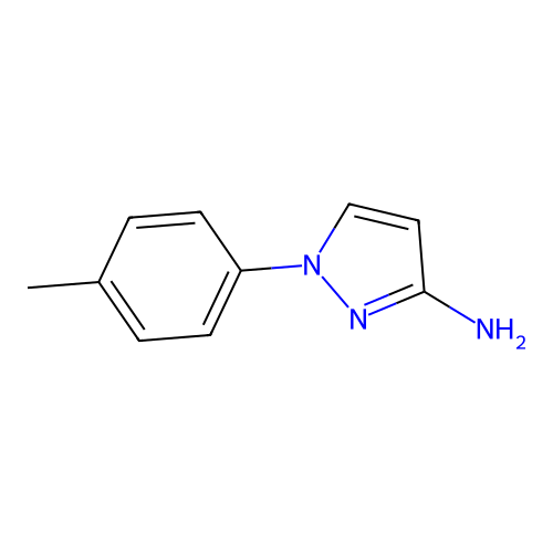 1-(4-methylphenyl)-1H-pyrazol-3-amine structure