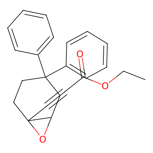 Ethyl 3-(4,4-diphenyl-7-oxabicyclo[4.1.0]heptan-1-yl)prop-2-ynoate structure