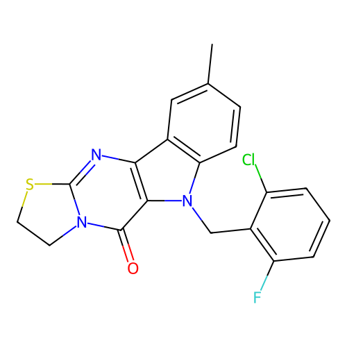 C20H15ClFN3OS structure