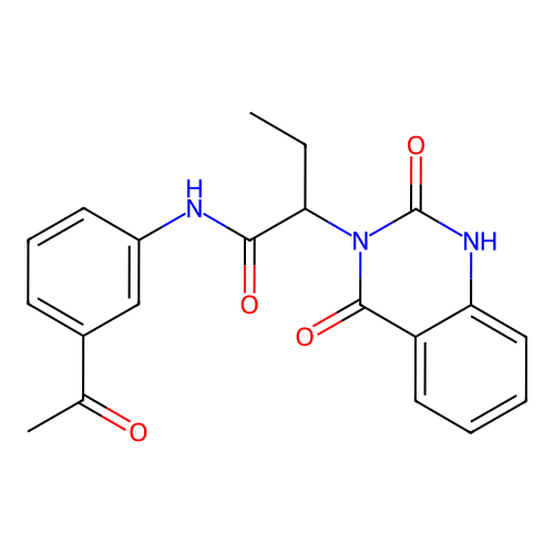 N-(3-acetylphenyl)-2-(2-hydroxy-4-oxoquinazolin-3(4H)-yl)butanamide structure