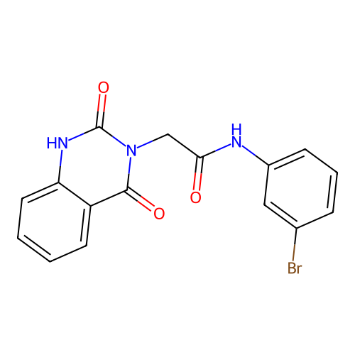 N-(3-bromophenyl)-2-(2-hydroxy-4-oxoquinazolin-3(4H)-yl)acetamide structure