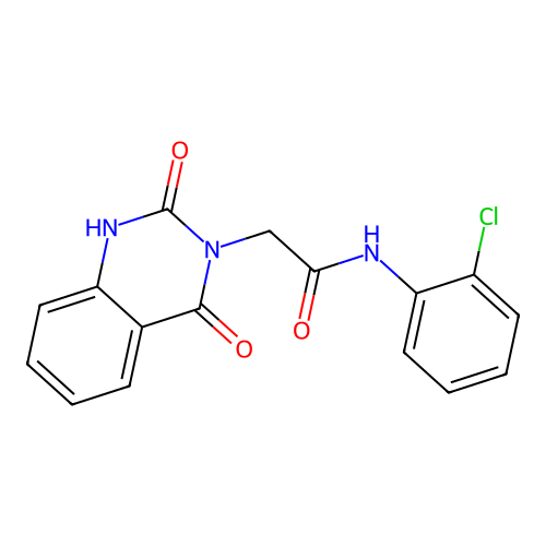 N-(2-chlorophenyl)-2-(2-hydroxy-4-oxoquinazolin-3(4H)-yl)acetamide structure