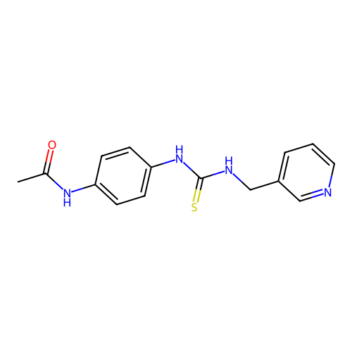 N-(4-{[(pyridin-3-ylmethyl)carbamothioyl]amino}phenyl)acetamide structure
