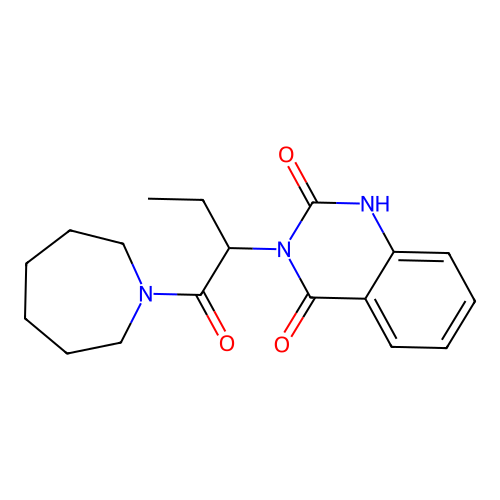 3-[1-(azepan-1-yl)-1-oxobutan-2-yl]-2-hydroxyquinazolin-4(3H)-one structure