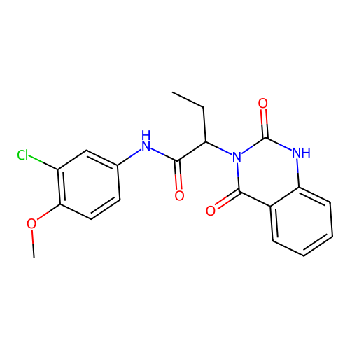 N-(3-chloro-4-methoxyphenyl)-2-(2-hydroxy-4-oxoquinazolin-3(4H)-yl)butanamide structure