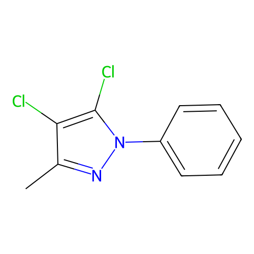 4,5-dichloro-3-methyl-1-phenyl-1H-pyrazole structure