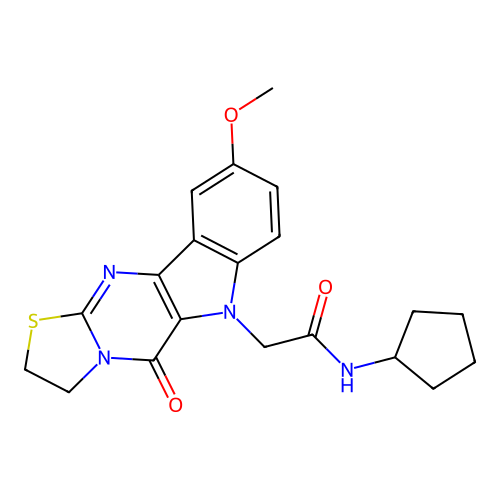 C20H22N4O3S structure