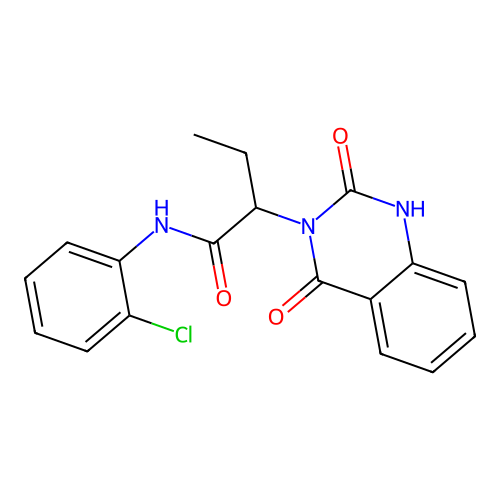 N-(2-chlorophenyl)-2-(2-hydroxy-4-oxoquinazolin-3(4H)-yl)butanamide structure