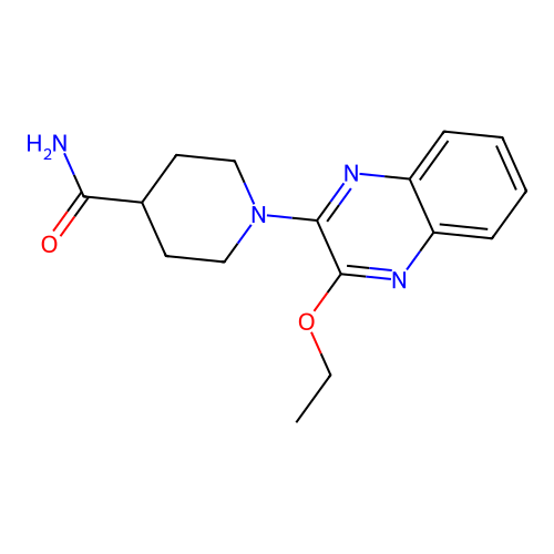 1-(3-Ethoxyquinoxalin-2-yl)piperidine-4-carboxamide structure