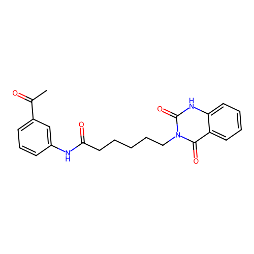 N-(3-acetylphenyl)-6-(2-hydroxy-4-oxoquinazolin-3(4H)-yl)hexanamide structure